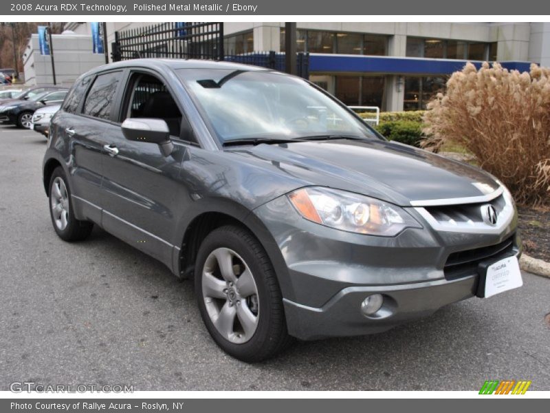 Polished Metal Metallic / Ebony 2008 Acura RDX Technology