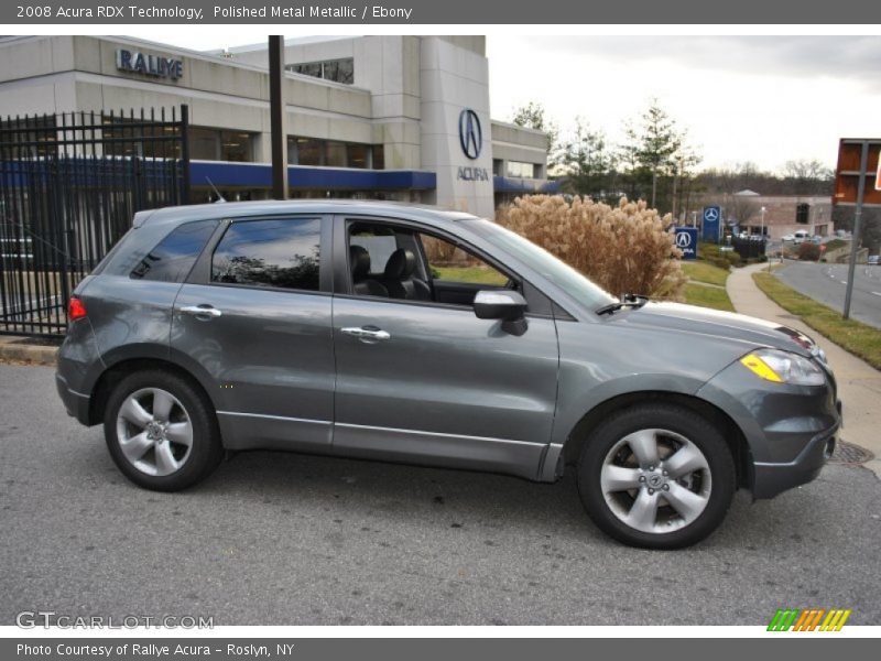 Polished Metal Metallic / Ebony 2008 Acura RDX Technology