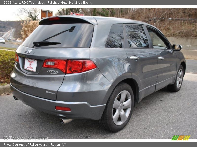Polished Metal Metallic / Ebony 2008 Acura RDX Technology