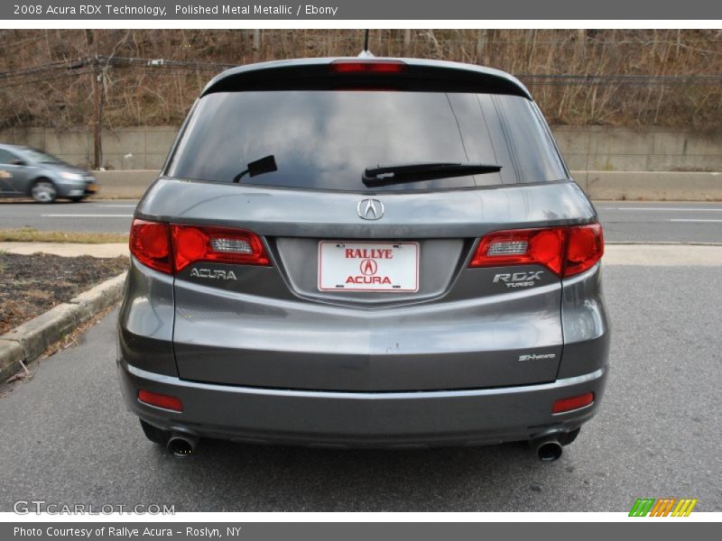 Polished Metal Metallic / Ebony 2008 Acura RDX Technology