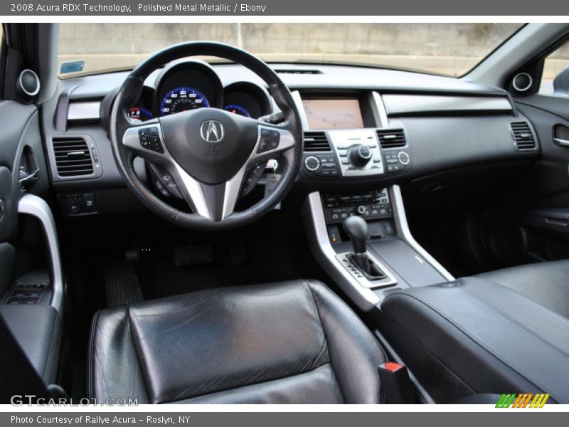 Polished Metal Metallic / Ebony 2008 Acura RDX Technology