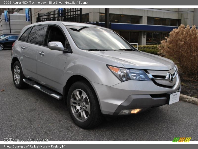 Billet Silver Metallic / Ebony 2008 Acura MDX Technology