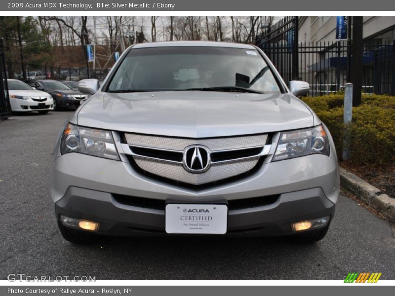 Billet Silver Metallic / Ebony 2008 Acura MDX Technology