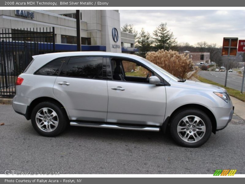 Billet Silver Metallic / Ebony 2008 Acura MDX Technology