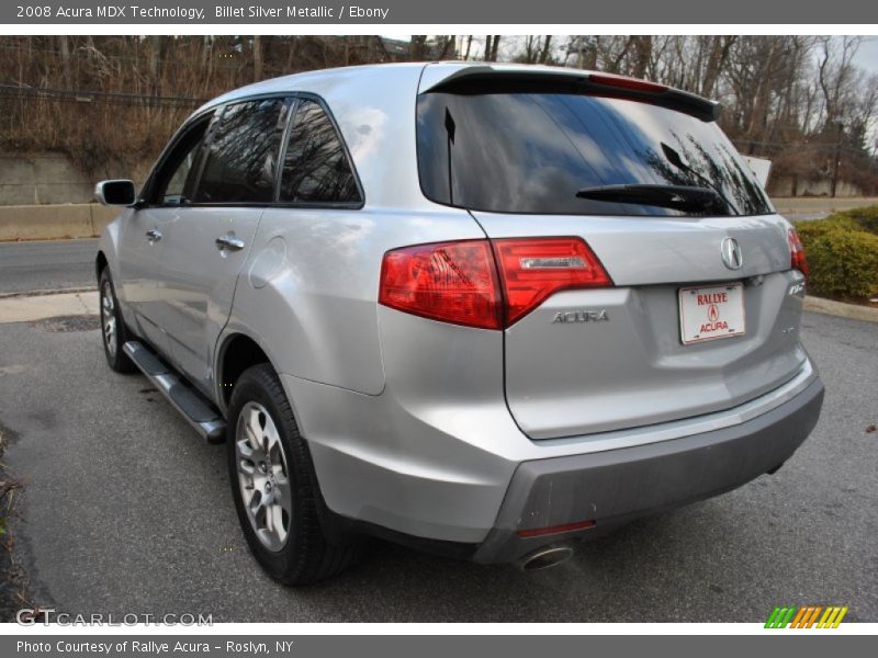 Billet Silver Metallic / Ebony 2008 Acura MDX Technology