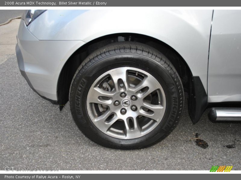 Billet Silver Metallic / Ebony 2008 Acura MDX Technology