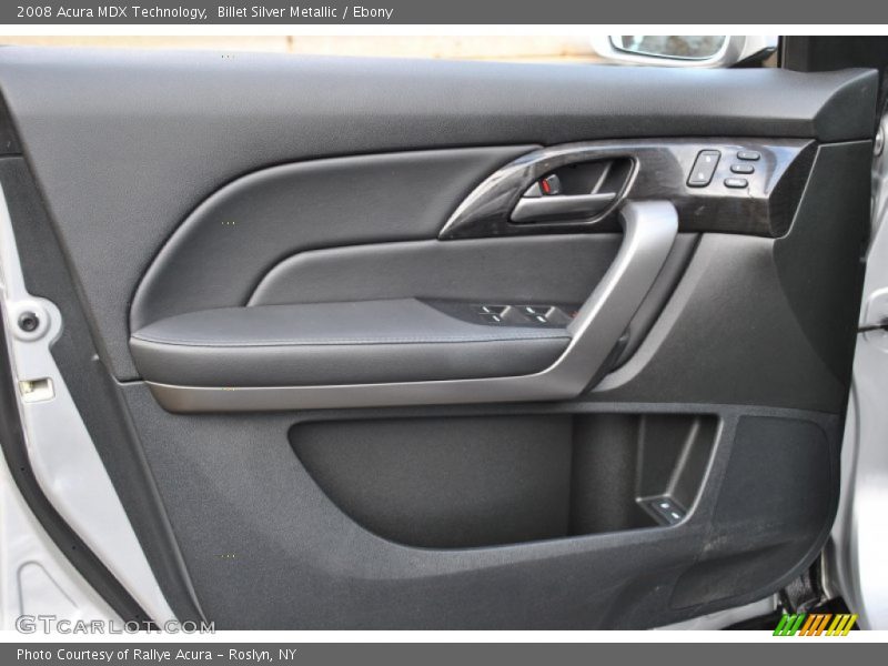 Billet Silver Metallic / Ebony 2008 Acura MDX Technology
