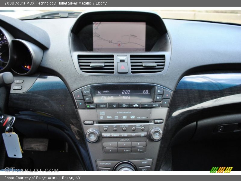 Billet Silver Metallic / Ebony 2008 Acura MDX Technology