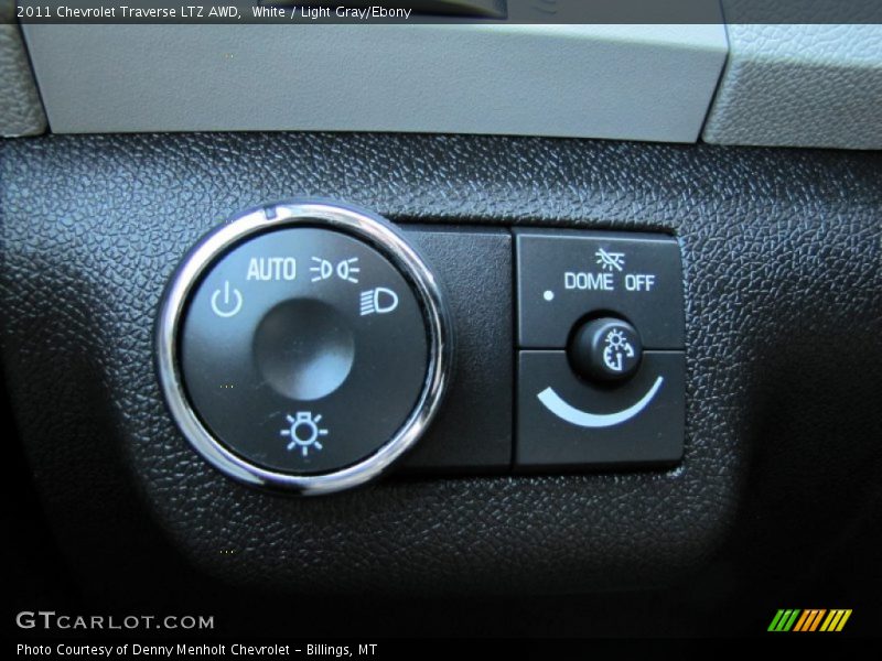 White / Light Gray/Ebony 2011 Chevrolet Traverse LTZ AWD