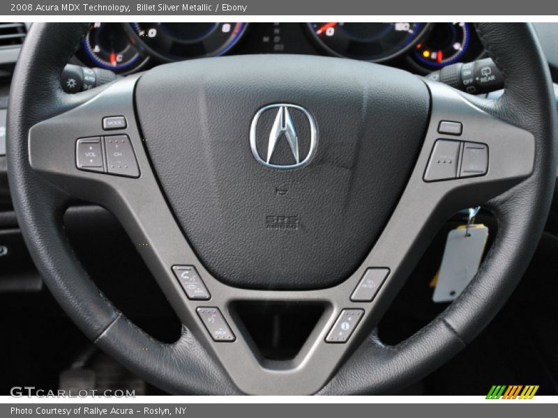 Billet Silver Metallic / Ebony 2008 Acura MDX Technology