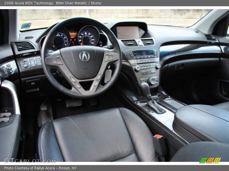 Billet Silver Metallic / Ebony 2008 Acura MDX Technology