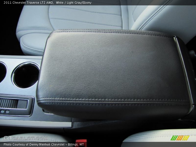White / Light Gray/Ebony 2011 Chevrolet Traverse LTZ AWD