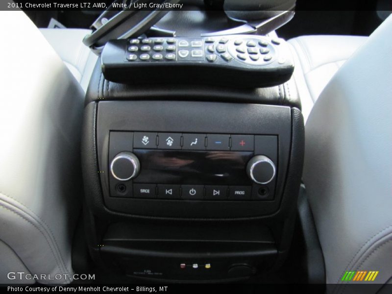 White / Light Gray/Ebony 2011 Chevrolet Traverse LTZ AWD