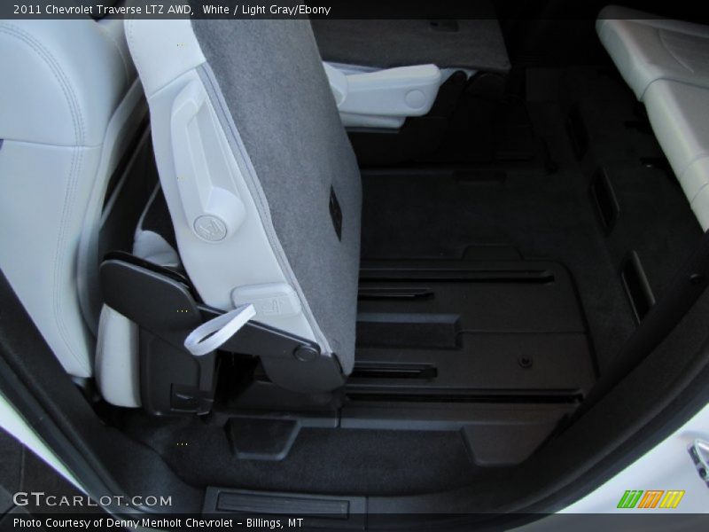 White / Light Gray/Ebony 2011 Chevrolet Traverse LTZ AWD