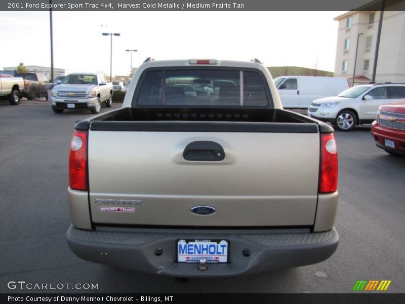 Harvest Gold Metallic / Medium Prairie Tan 2001 Ford Explorer Sport Trac 4x4