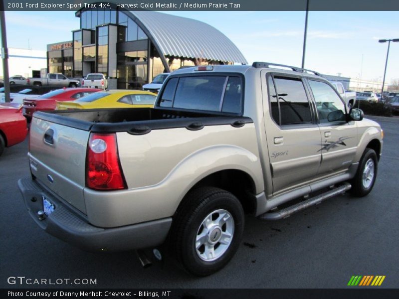 Harvest Gold Metallic / Medium Prairie Tan 2001 Ford Explorer Sport Trac 4x4