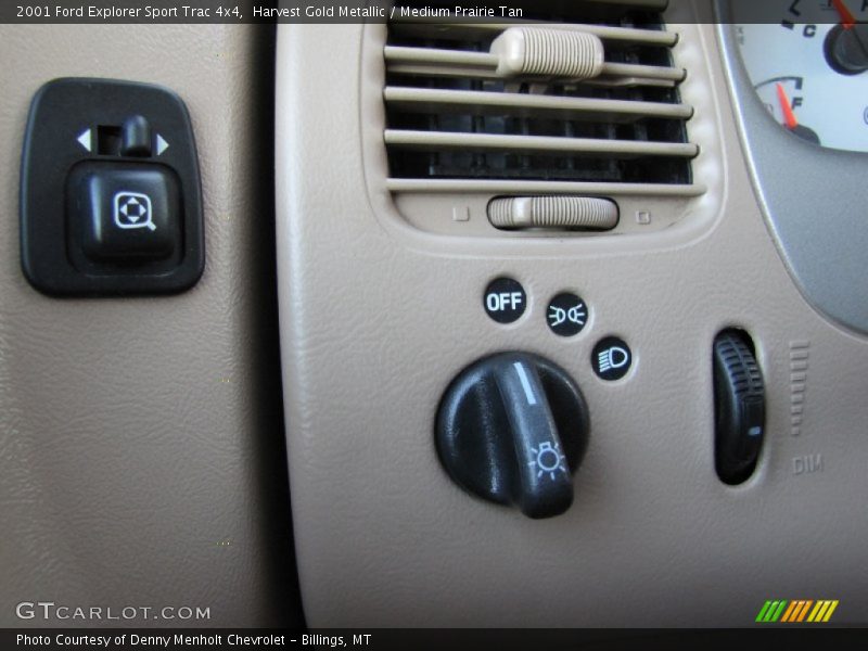 Harvest Gold Metallic / Medium Prairie Tan 2001 Ford Explorer Sport Trac 4x4