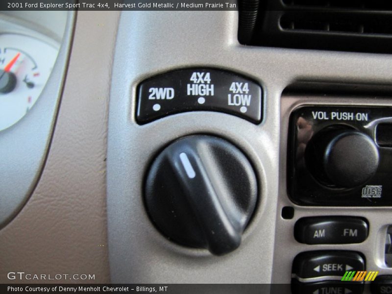 Controls of 2001 Explorer Sport Trac 4x4