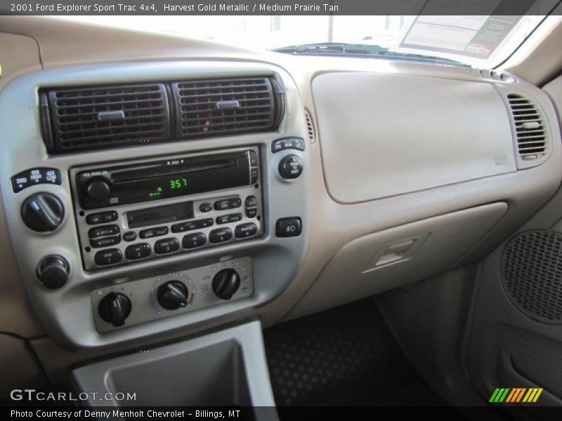 Harvest Gold Metallic / Medium Prairie Tan 2001 Ford Explorer Sport Trac 4x4