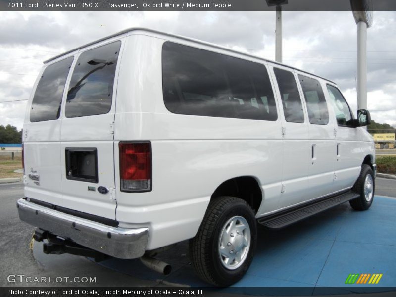 Oxford White / Medium Pebble 2011 Ford E Series Van E350 XLT Passenger