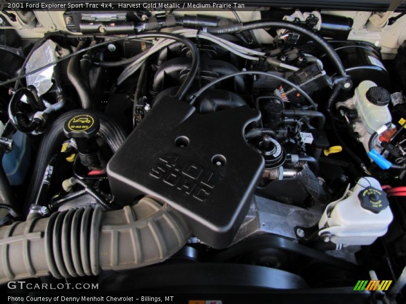  2001 Explorer Sport Trac 4x4 Engine - 4.0 Liter SOHC 12-Valve V6