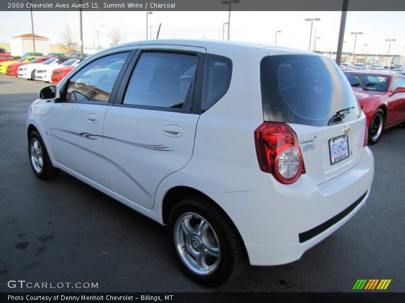 Summit White / Charcoal 2009 Chevrolet Aveo Aveo5 LS