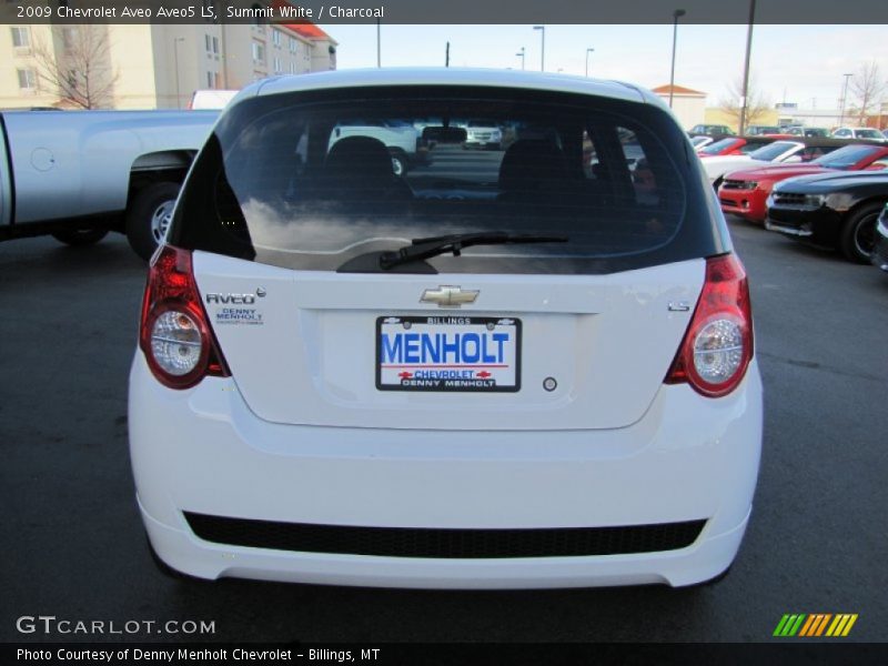 Summit White / Charcoal 2009 Chevrolet Aveo Aveo5 LS