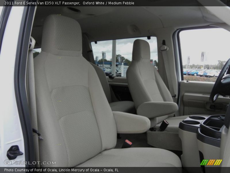 Oxford White / Medium Pebble 2011 Ford E Series Van E350 XLT Passenger