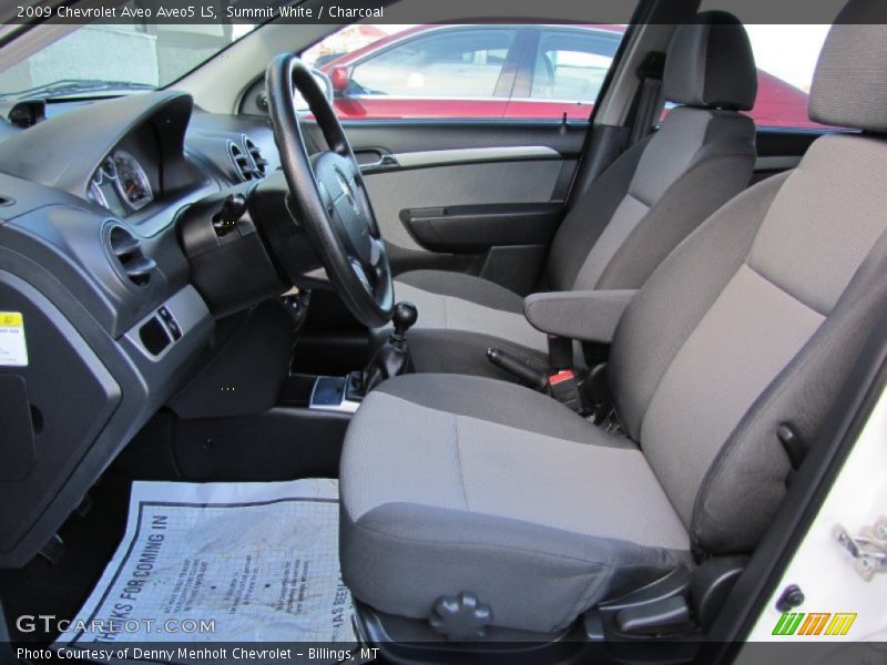 Summit White / Charcoal 2009 Chevrolet Aveo Aveo5 LS