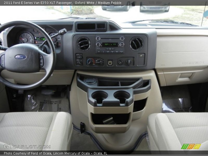 Oxford White / Medium Pebble 2011 Ford E Series Van E350 XLT Passenger