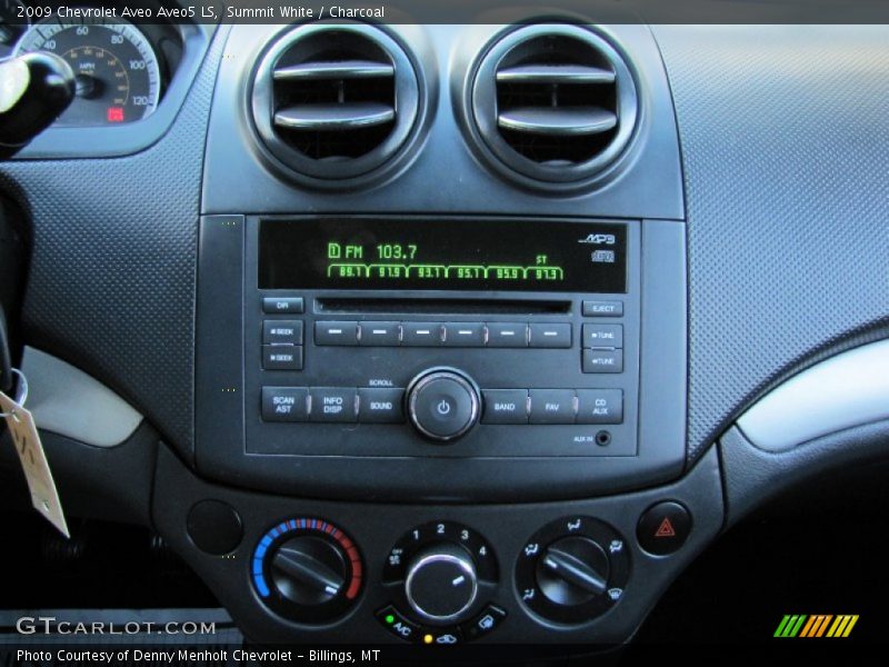 Controls of 2009 Aveo Aveo5 LS