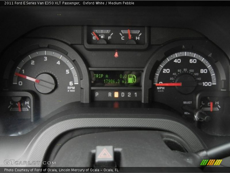  2011 E Series Van E350 XLT Passenger E350 XLT Passenger Gauges