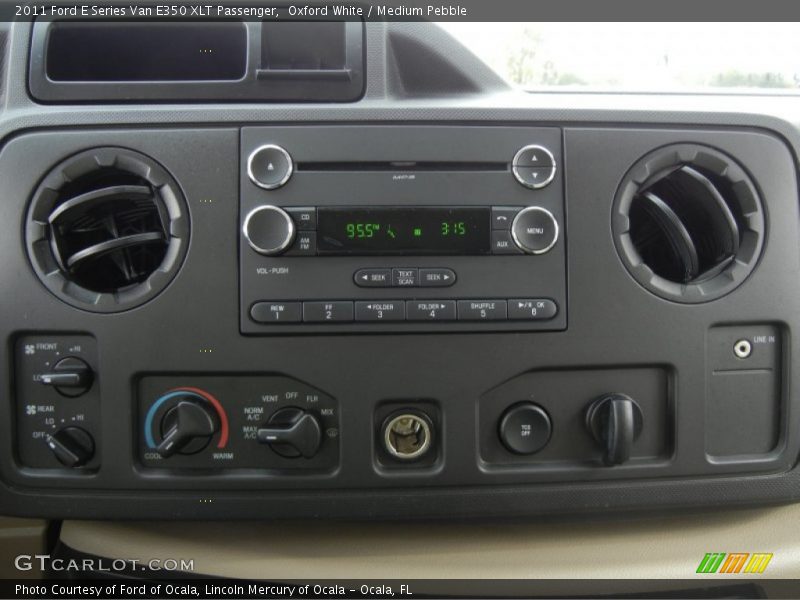 Controls of 2011 E Series Van E350 XLT Passenger
