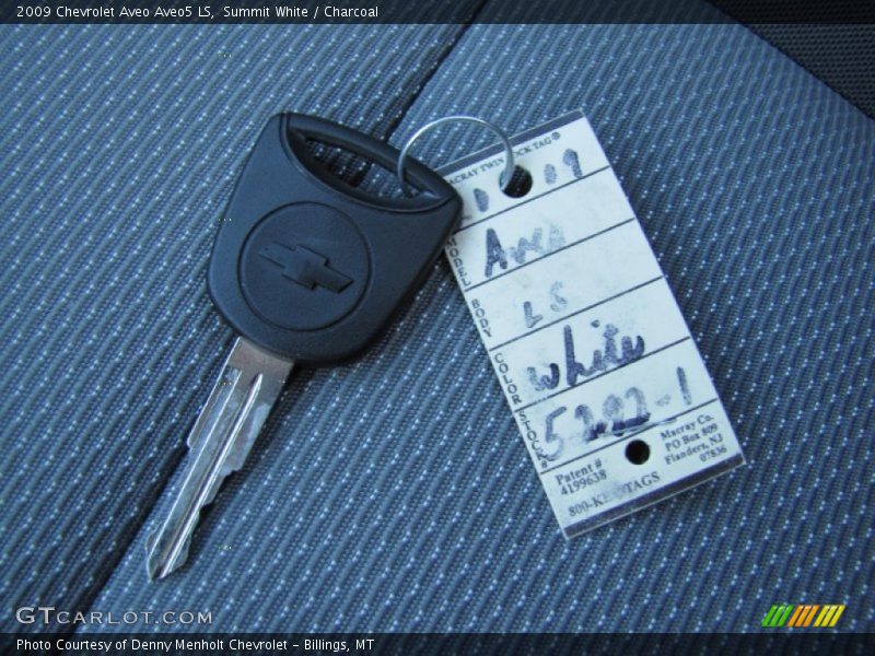 Keys of 2009 Aveo Aveo5 LS