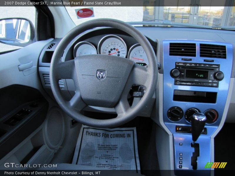 Dashboard of 2007 Caliber SXT