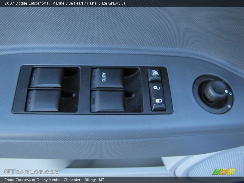 Marine Blue Pearl / Pastel Slate Gray/Blue 2007 Dodge Caliber SXT