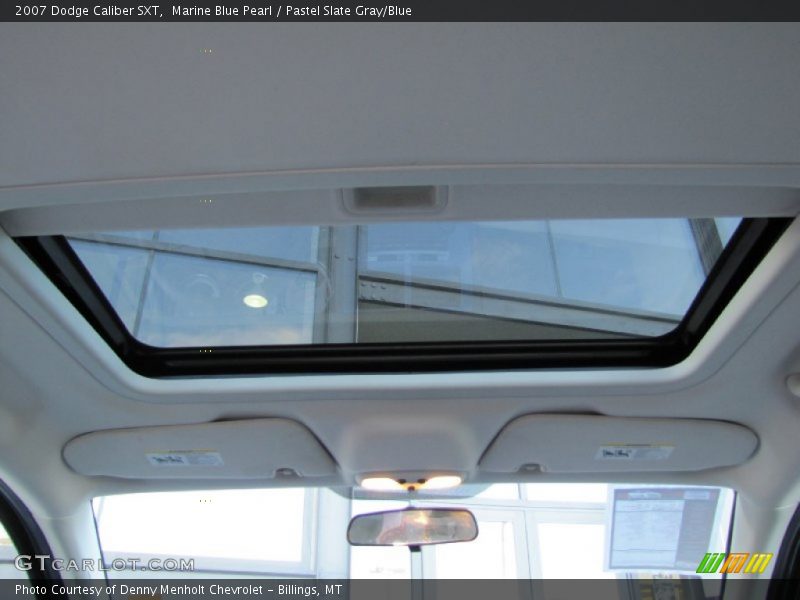 Marine Blue Pearl / Pastel Slate Gray/Blue 2007 Dodge Caliber SXT