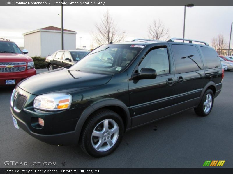 Emerald Green Metallic / Gray 2006 Pontiac Montana SV6