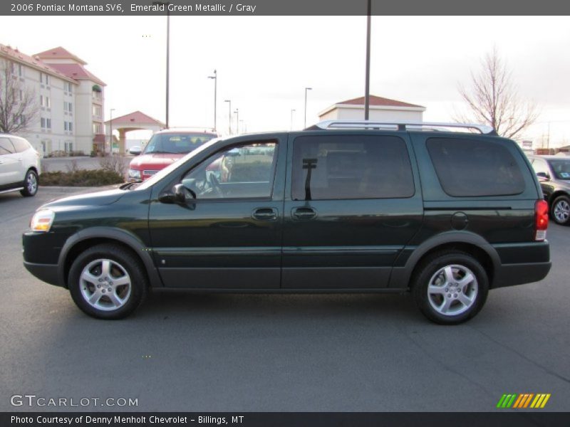 Emerald Green Metallic / Gray 2006 Pontiac Montana SV6