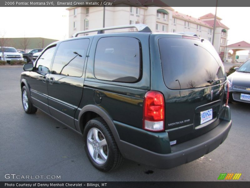 Emerald Green Metallic / Gray 2006 Pontiac Montana SV6