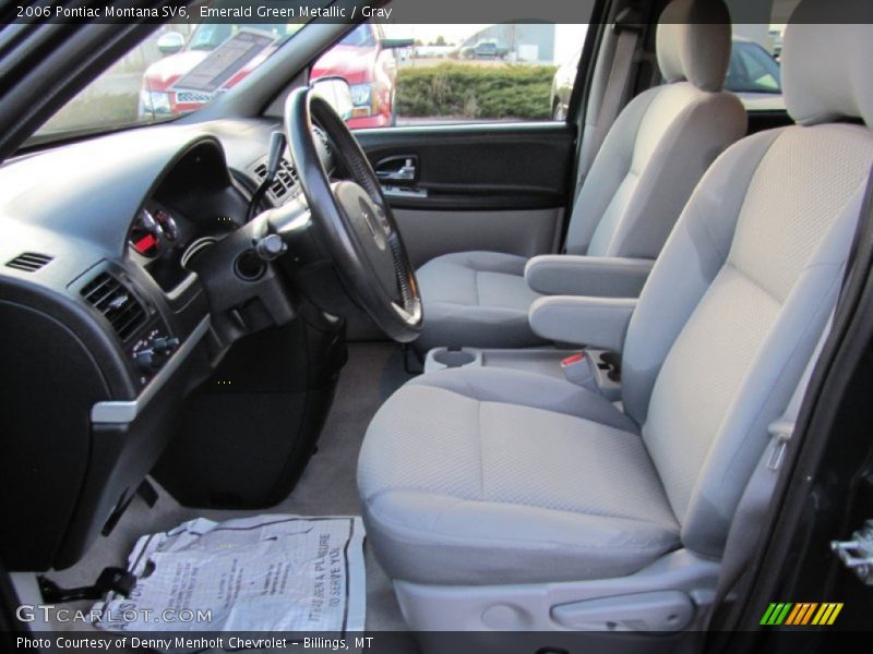 Emerald Green Metallic / Gray 2006 Pontiac Montana SV6