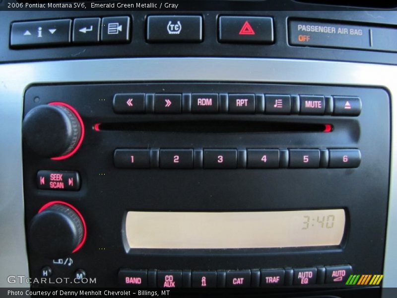 Emerald Green Metallic / Gray 2006 Pontiac Montana SV6