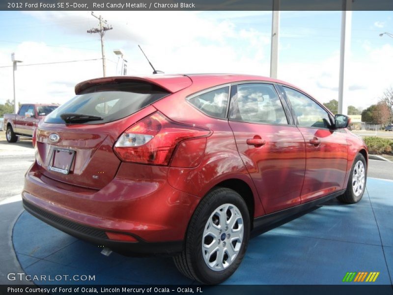 Red Candy Metallic / Charcoal Black 2012 Ford Focus SE 5-Door