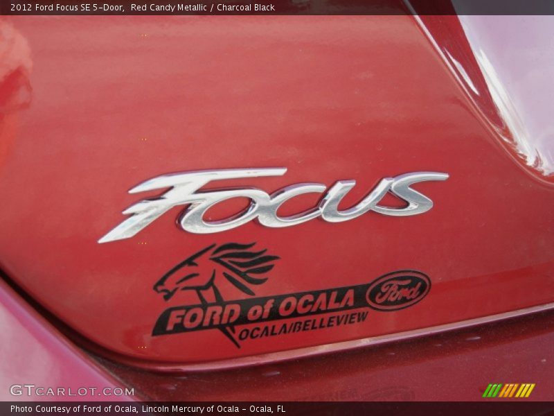 Red Candy Metallic / Charcoal Black 2012 Ford Focus SE 5-Door