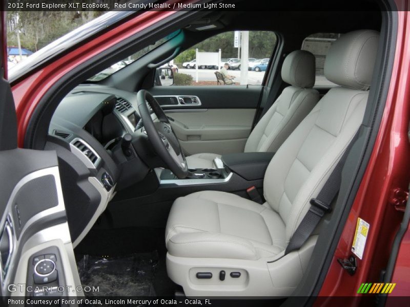  2012 Explorer XLT EcoBoost Medium Light Stone Interior