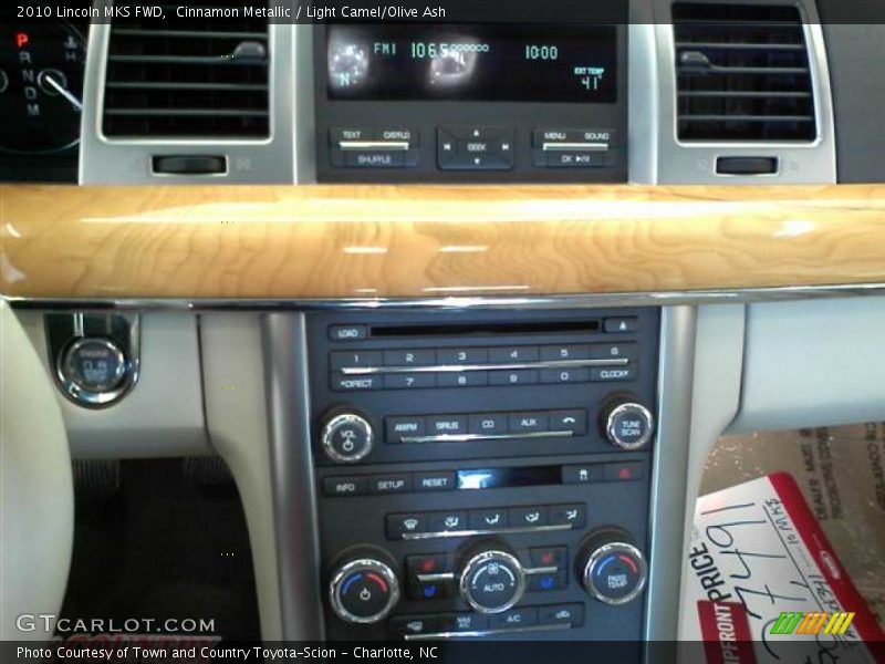 Cinnamon Metallic / Light Camel/Olive Ash 2010 Lincoln MKS FWD