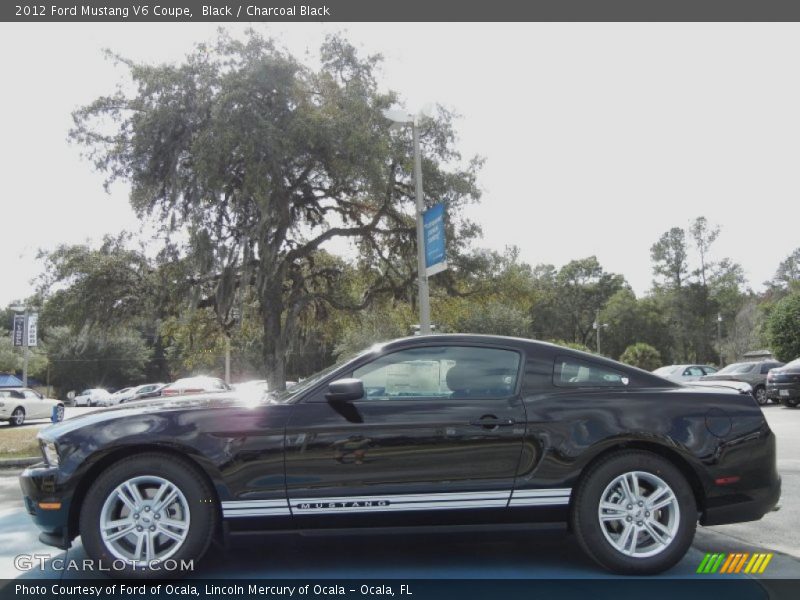 Black / Charcoal Black 2012 Ford Mustang V6 Coupe