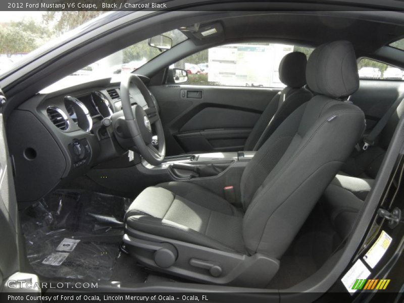 Black / Charcoal Black 2012 Ford Mustang V6 Coupe