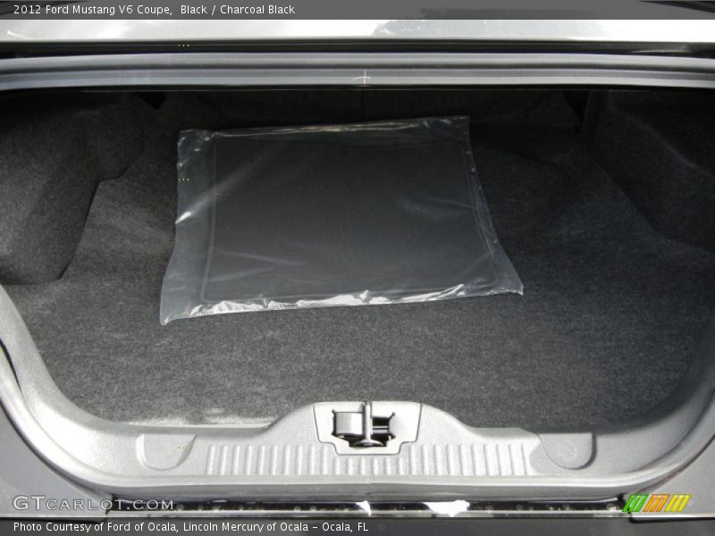  2012 Mustang V6 Coupe Trunk