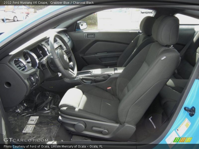  2012 Mustang V6 Coupe Charcoal Black Interior